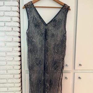 ‘Polo’ Ralph Lauren - beaded, and sequined tunic. Size 10.